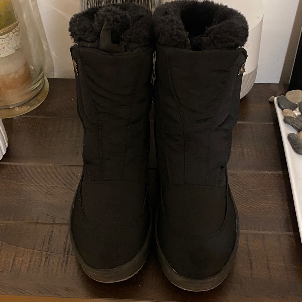 Pajar Canada Kimmi Nylon Insulated Winter Boots With Ice Grippers Size 5/5.5 - Picture 13 of 15
